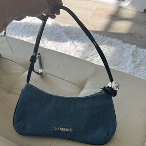 Jacquemus Denim Blue Shoulder Bag